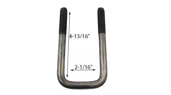 1/2" Stainless Steel Square UBolts