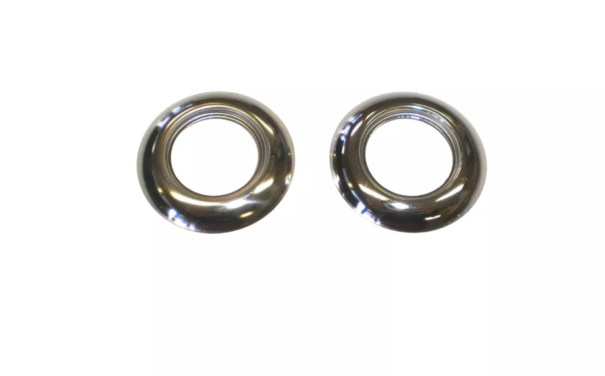 2-Stainless Steel Bezel Trim Ring for 3/4" LED Incandesent Clearance Marker Aux(M50112-LOTOF2)