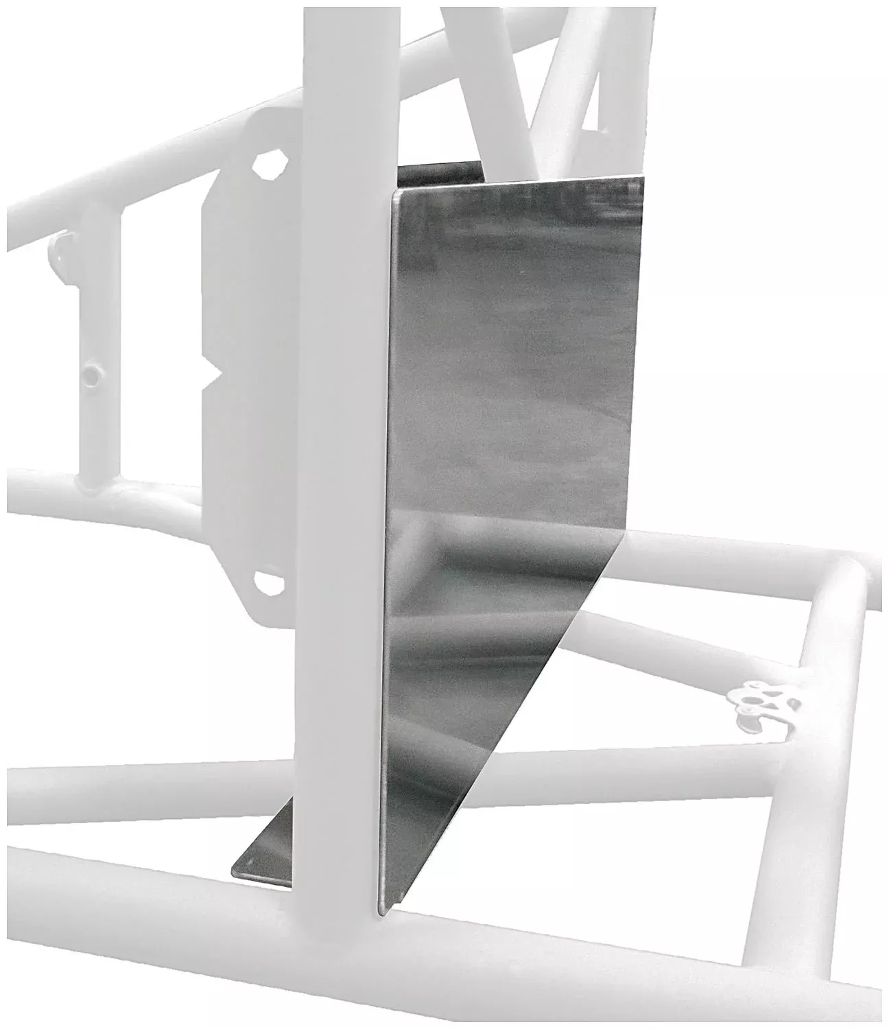 Air Box - Front - Flat - Aluminum - Natural - Sprint Car - Each