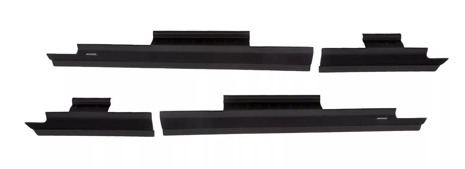 Bushwacker 14085 - TrailArmor, Rocker Panel/Sill Plate Cover OE Matte Black