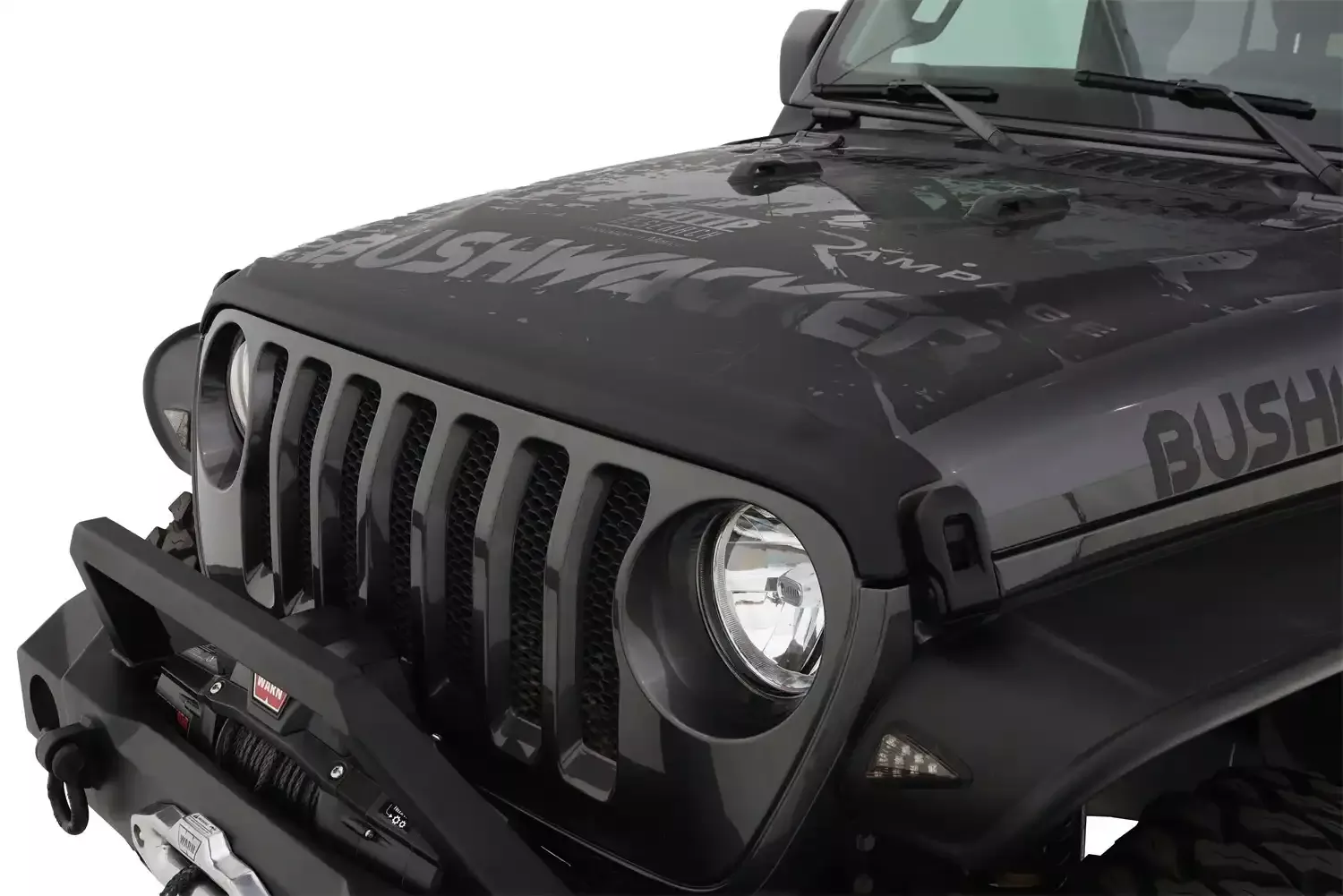 Bushwacker 14093 - TrailArmor, Hood Stone Guard Black