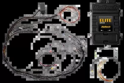 Haltech Elite 1500 Terminated Harness ECU Kit w/ Square EV1 Injector Connectors