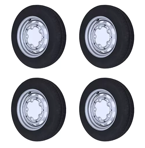 Porsche Complete Wheel And Tire Package - Painted - 15'' x 4 1/2'' SMC
